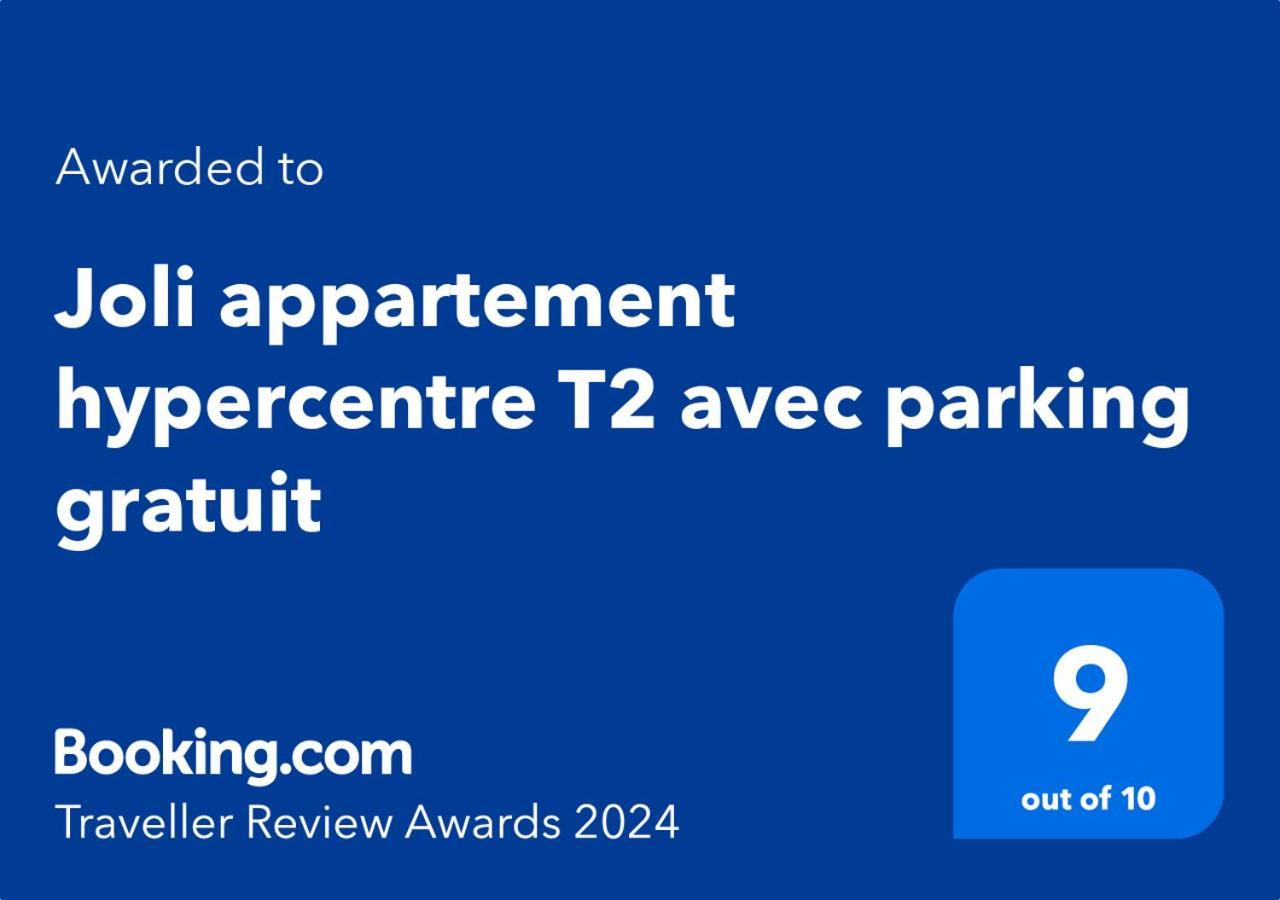 Joli Appartement Hypercentre T2, Classe Meuble De Tourisme 3 Avec Parking Gratuit Béziers Exteriér fotografie