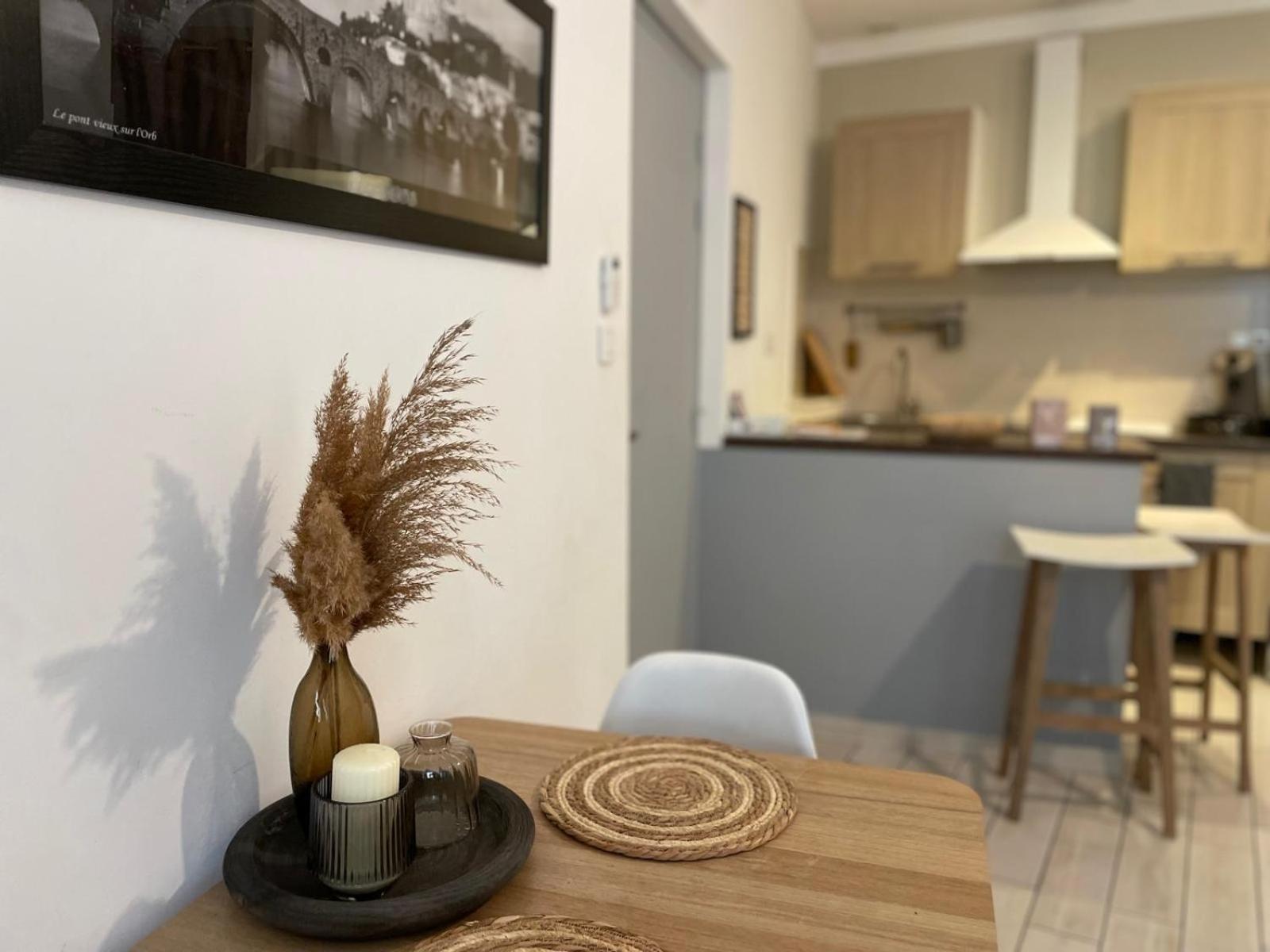 Joli Appartement Hypercentre T2, Classe Meuble De Tourisme 3 Avec Parking Gratuit Béziers Exteriér fotografie