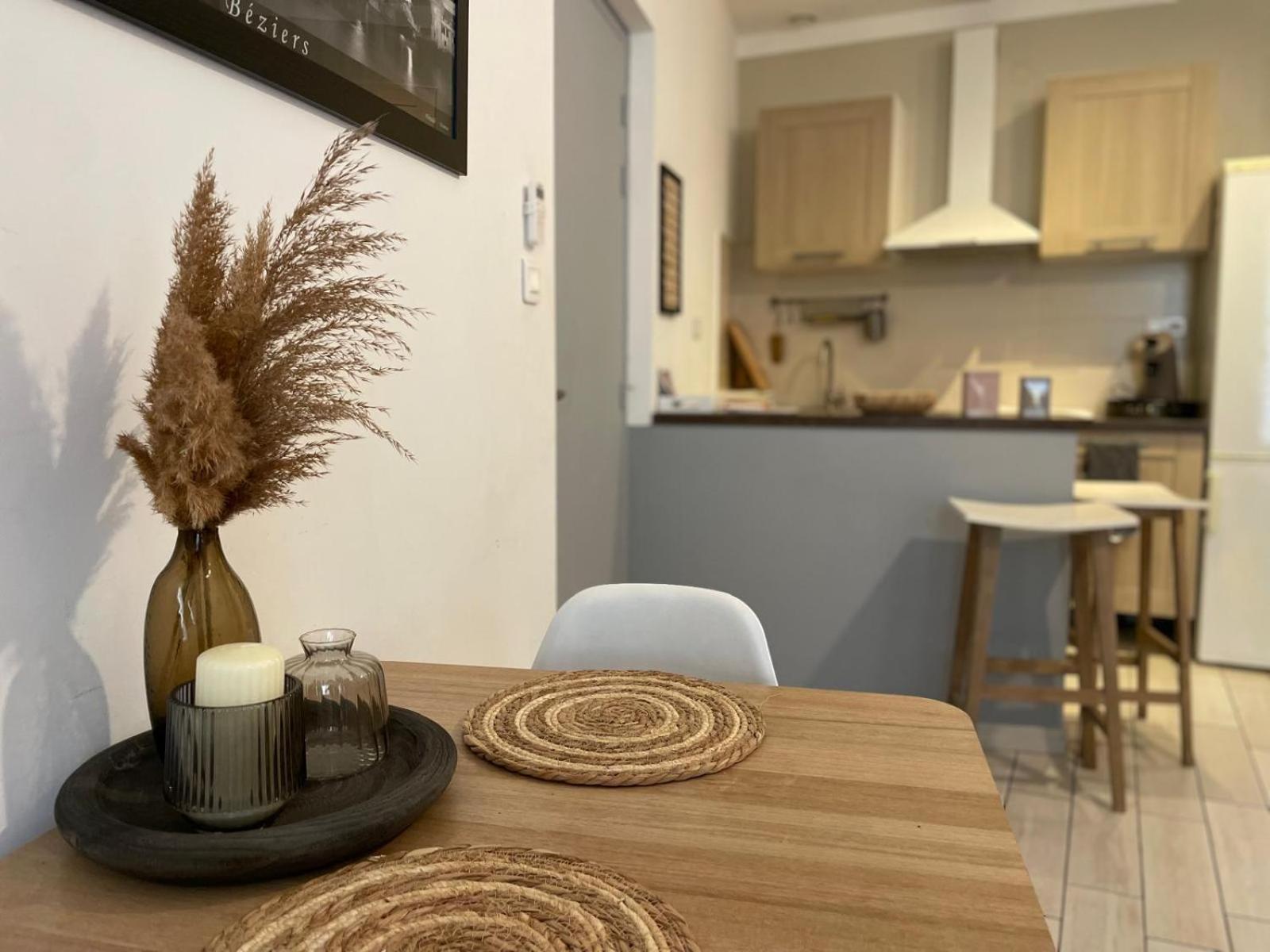 Joli Appartement Hypercentre T2, Classe Meuble De Tourisme 3 Avec Parking Gratuit Béziers Exteriér fotografie