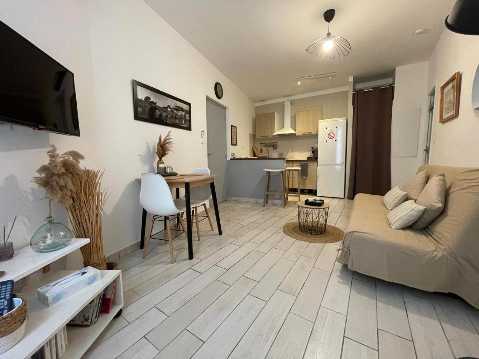 Joli Appartement Hypercentre T2, Classe Meuble De Tourisme 3 Avec Parking Gratuit Béziers Exteriér fotografie